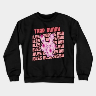 Trap Bunny Bubbles - Rare Vaporwave Aesthetic Crewneck Sweatshirt